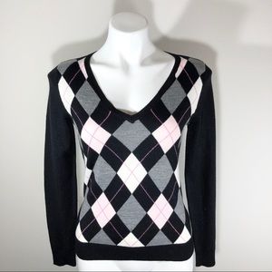New York & Company Med. XS Diamond Pattern Sweater